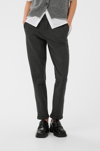 Calças - Cinzento-escuro
