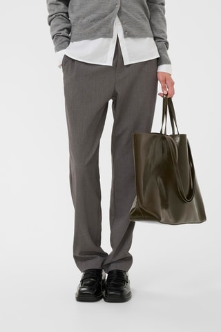 Calças - Cinzento mesclado