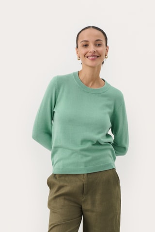 Camisola em algodão biológico - Verde