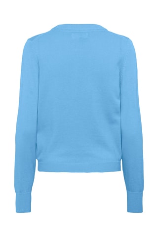 Camisola em algodão biológico - Azul-claro