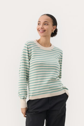 Camisola em algodão biológico - Verde