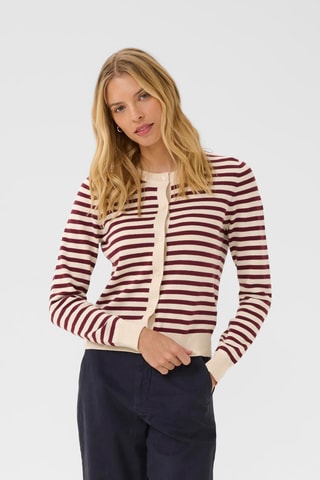 Casaco em algodão biológico - Bordô