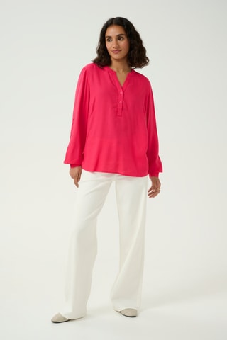 Blusa em linho - Fúcsia