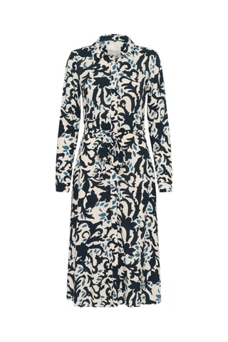 Vestido-camisa - Azul-marinho