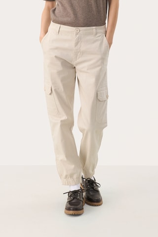 Calças cargo - Bege