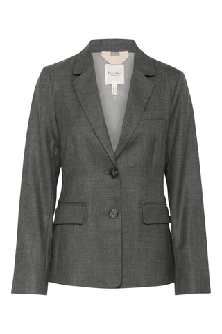 Blazer em lã - Cinzento