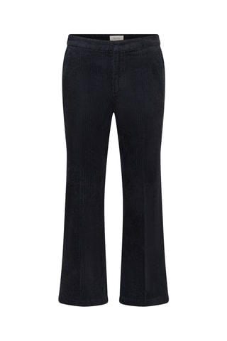 Calças em veludo - Azul-noite