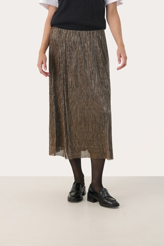 Saia plissada - Preto