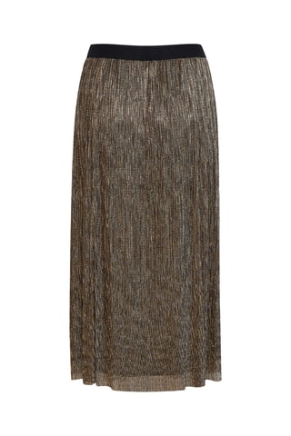 Saia plissada - Preto