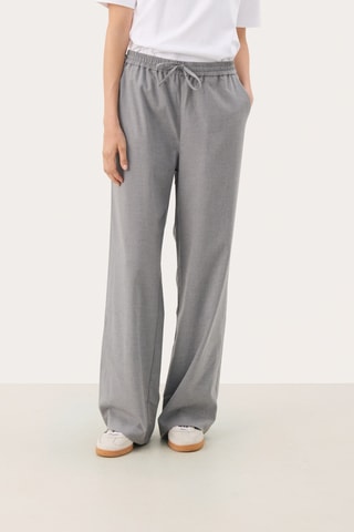 Calças - Cinzento-claro