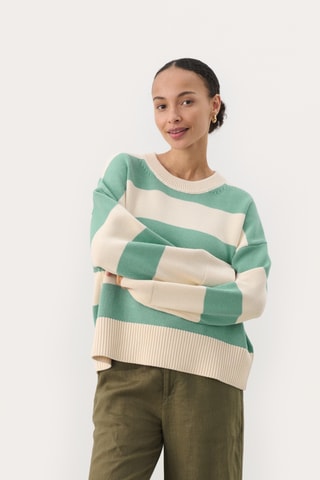 Camisola em algodão biológico - Verde