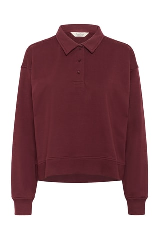 Sweat em algodão biológico - Bordô