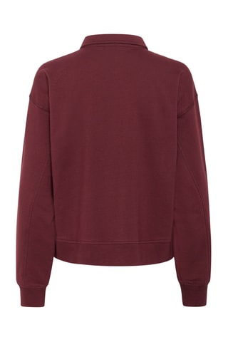 Sweat em algodão biológico - Bordô