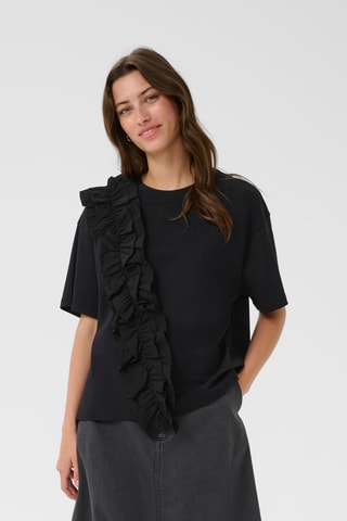 T-shirt em algodão biológico - Preto