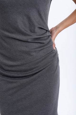 Vestido justo - Cinzento