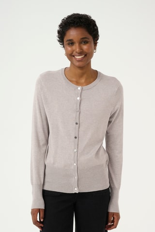 Casaco de malha - Cinzento-claro