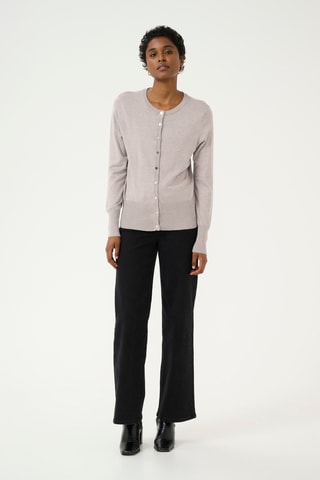 Casaco de malha - Cinzento-claro