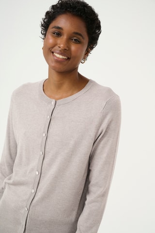 Casaco de malha - Cinzento-claro