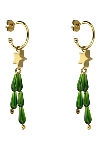 Pendientes June - Chapado en oro amarillo