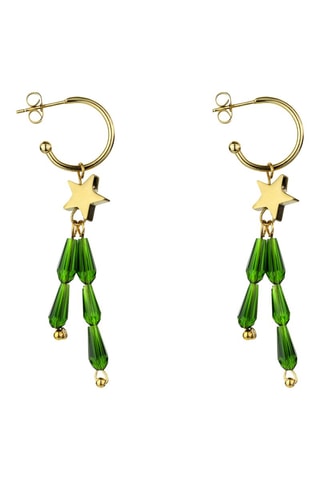 Pendientes June - Chapado en oro amarillo