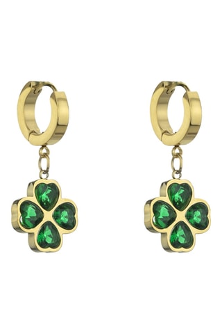 Pendientes Madilynn - Chapado en oro amarillo y circones