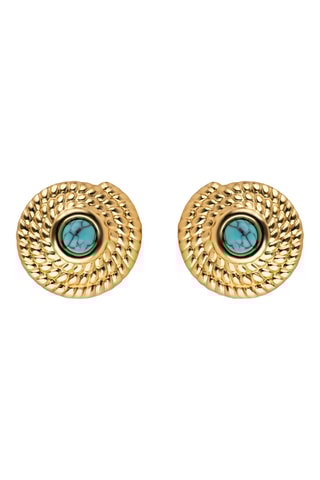 Dormilonas - Chapado en oro amarillo y turquesas - Marc Malone