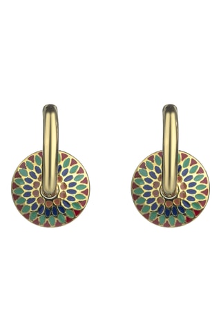 Pendientes Addilyn - Acero inoxidable y esmalte