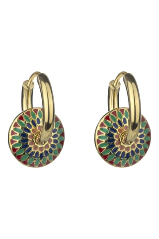 Pendientes Addilyn - Acero inoxidable y esmalte