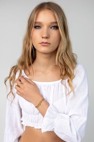 Pulsera - Chapado en oro amarillo