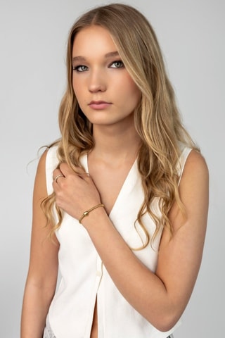 Pulsera - Chapado en oro amarillo