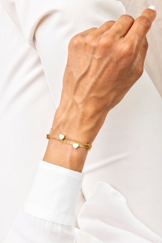 Pulsera Bianca - Chapado en oro amarillo