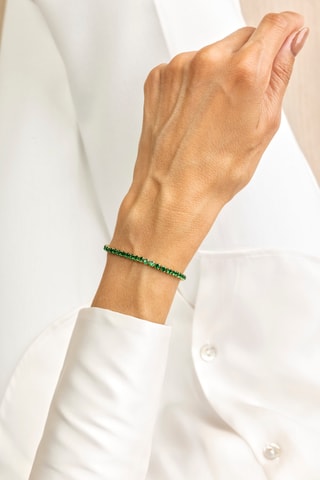 Pulsera bañada en oro amarillo