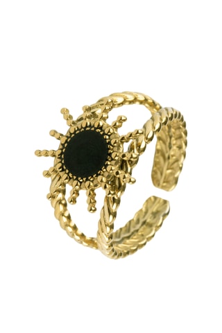 Anillo - Chapado en oro amarillo