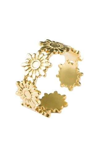 Anillo - Chapado en oro amarillo