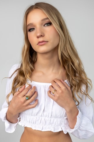 Anillo - Chapado en oro amarillo