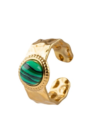 Anillo - Chapado en oro amarillo - Marc Malone