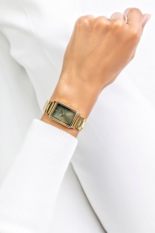 Reloj de cuarzo de acero -  Dorado - Walter Bach