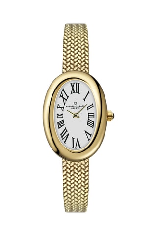 Reloj de cuarzo de acero - Dorado - Frederic Graff