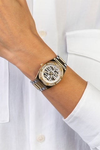 Reloj automático de acero - Dorado y plateado - Walter Bach