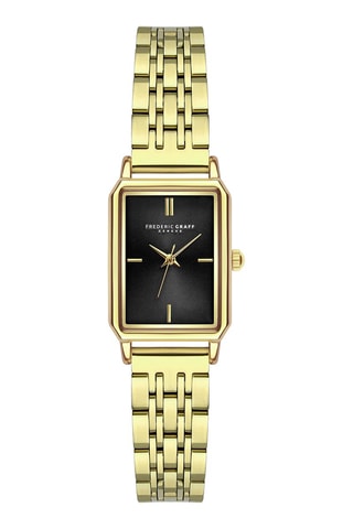 Reloj de cuarzo de acero - Dorado y negro - Frederic Graff