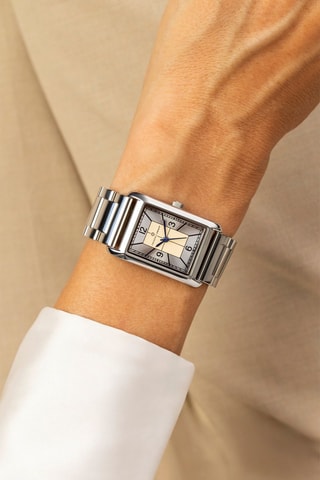 Reloj de cuarzo de acero - Plateado - Frederic Graff