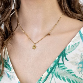 Collar Molly - Acero inoxidable y piedra