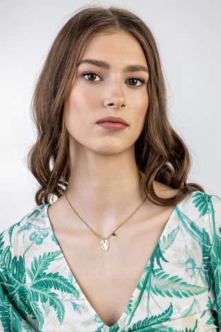 Collar - Dorado y verde - Emily Westwood