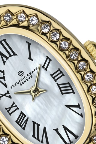 Reloj de cuarzo de acero - Dorado