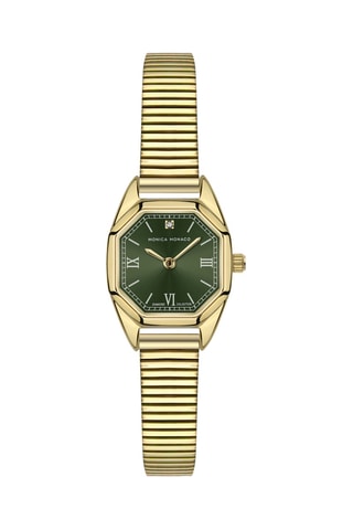 Reloj de cuarzo de acero - Dorado