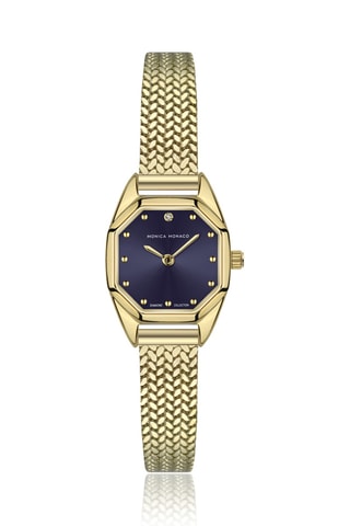 Reloj de cuarzo de acero - Dorado