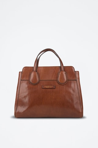 Leren Handtas Elettra - Bruin 