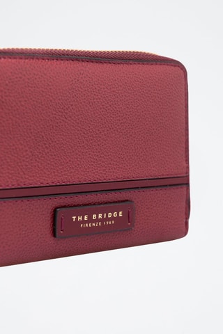 Leren Portefeuille Donna - Donkerrood