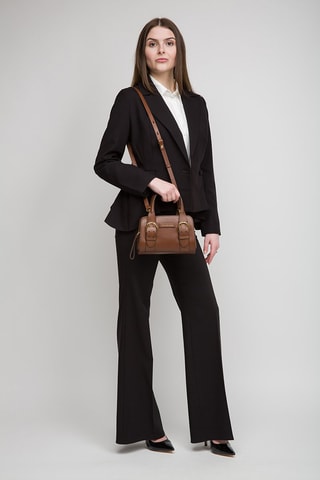 Leren Handtas Elena - Bruin