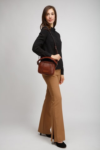 Leren Tas voor Fotocamera Bridiga - Bruin